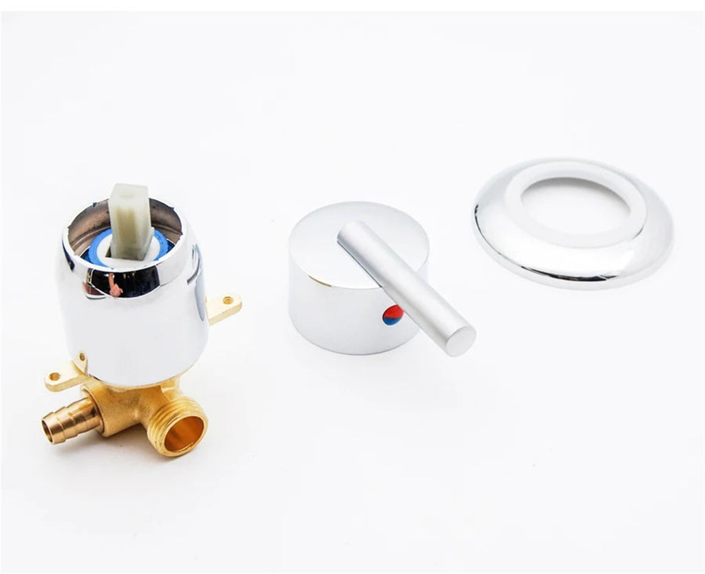 1 Way Output Brass Cold and Hot Water Mixer Shower Faucet Bathtub Tap for Shower Room/Bathroom