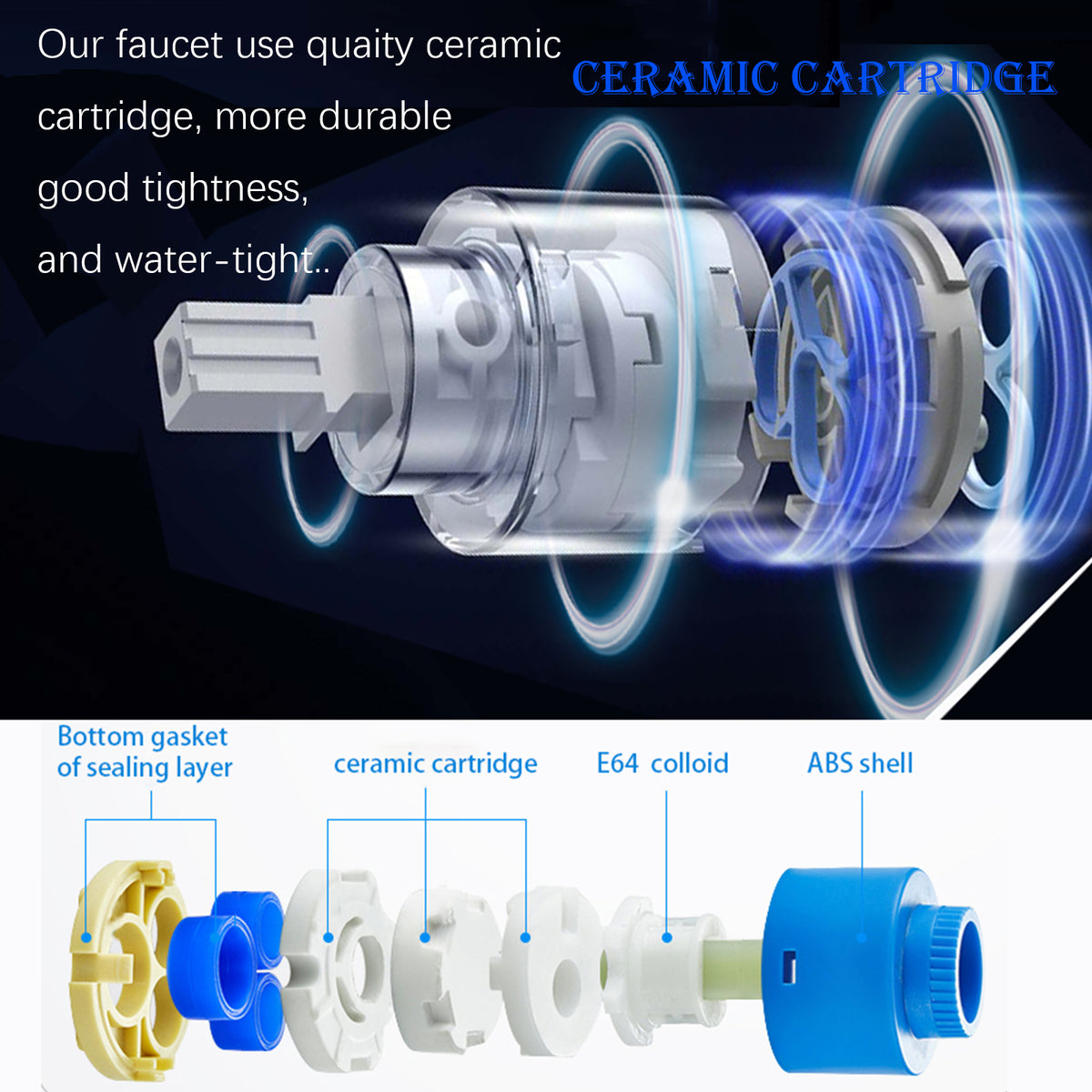 2/3/4/5 Way Split Shower Diverter Valve, Solid Brass Cold & Hot Water Mixer Bathroom Faucet Tap, Thread/Intubation Bathtub Tap for Shower Cabin/Steam Room