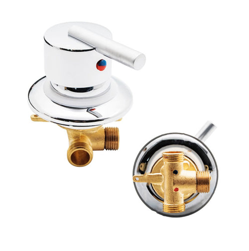 1 Way Output Brass Cold and Hot Water Mixer Shower Faucet Bathtub Tap for Shower Room/Bathroom